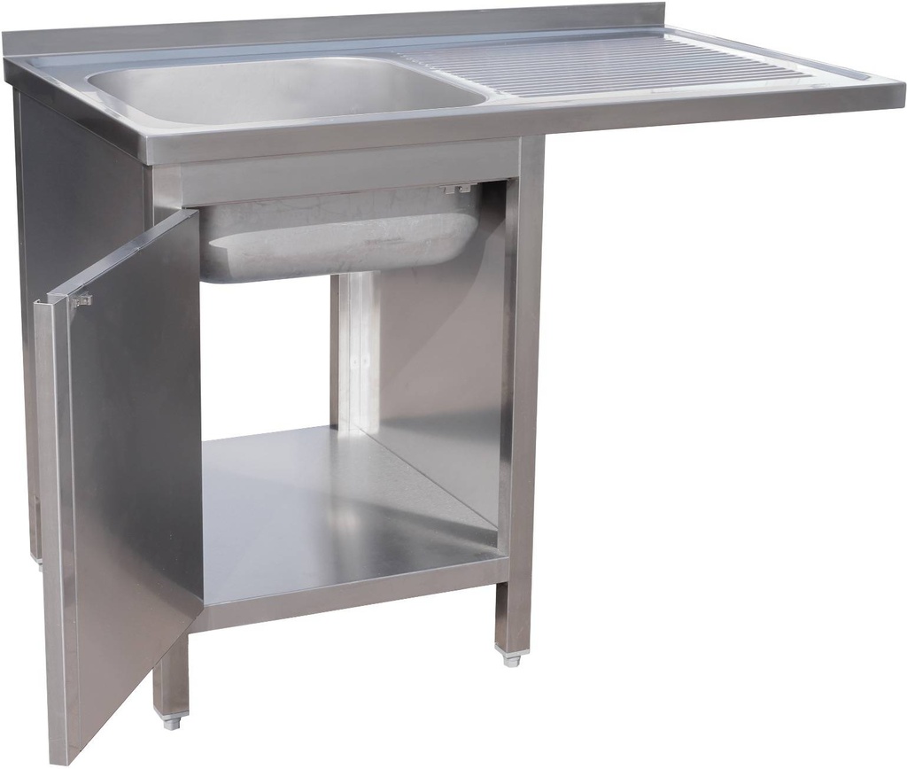 Spülzentrum 1200 x 700 x 850 mm 1 Becken links  700 mm Tiefe