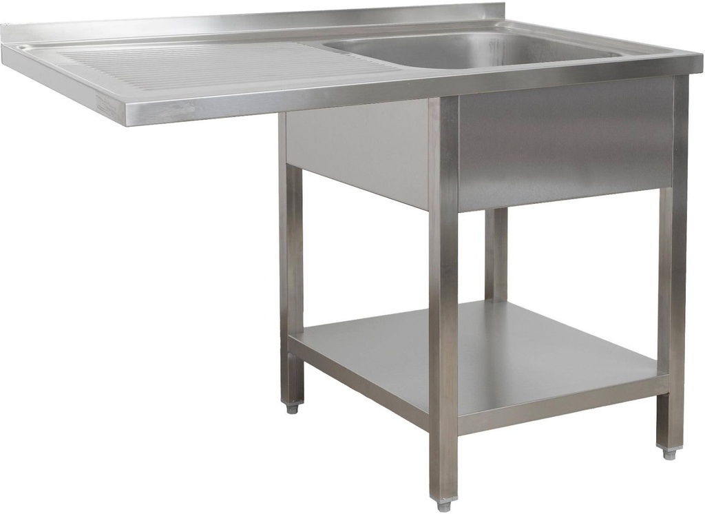 Spülzentrum 1200 x 00 x 850 mm 1 Becken rechts, mit Grundboden      700 mm Tiefe