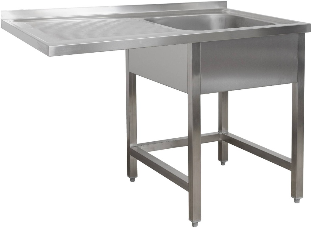 Spülzentrum 1200 x 600 x 850 mm 1 Becken rechts, ohne Grundboden      600 mm Tiefe