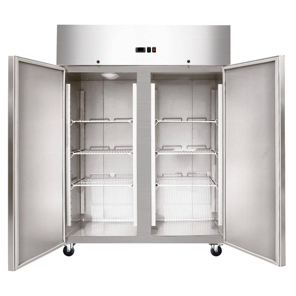 Edelstahltiefkühlschrank 1333 Liter | 1480x830x2010 mm