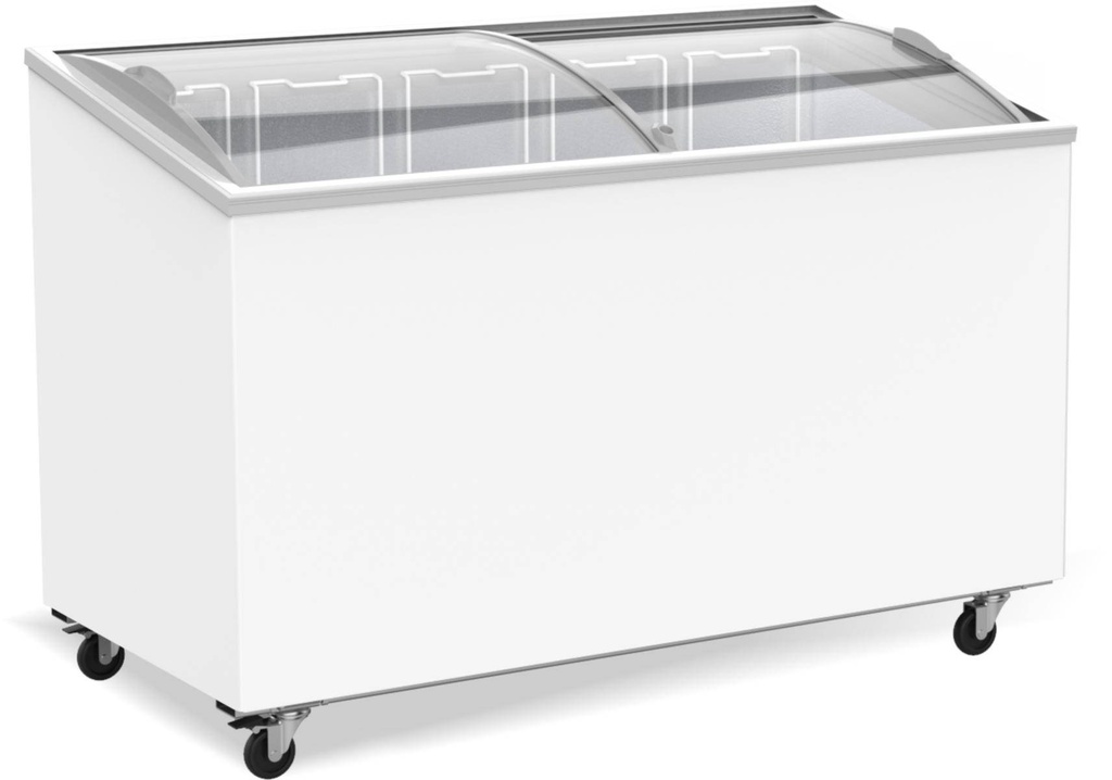 Tiefkühltruhe  mit Glasschiebedeckeln | 397 Liter | 5 Körbe