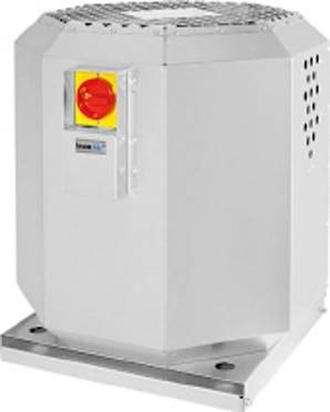 Dachventilator 230 V | witterungsbeständiges Aluminum | Stufenregler | Motor außerhalb des Luftstroms | 514 x 482 mm | 180 mm Durchmesser