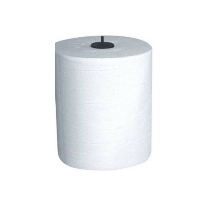 Papierhandtücher Rollenhandtücher Außenabrollung, 2-lagig, Zellulose weiß, 150 m, "Matic-Handtuchrollen" | 6 Rollen