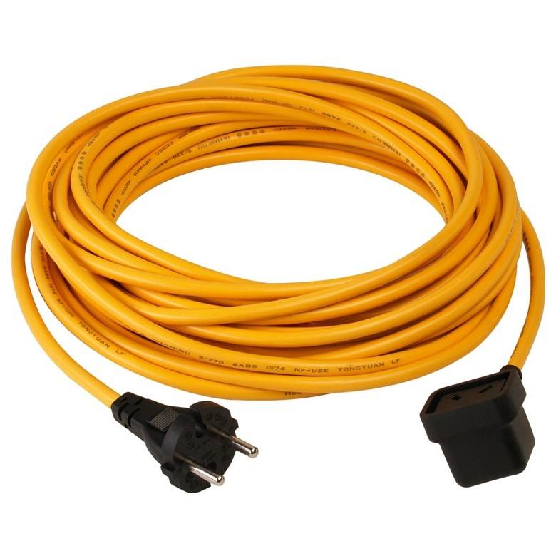 Zubehör/Ersatzteil: Nucable-Zuleitung 2-adrig, 10 m x 1,0 mm², NuCable | gelb