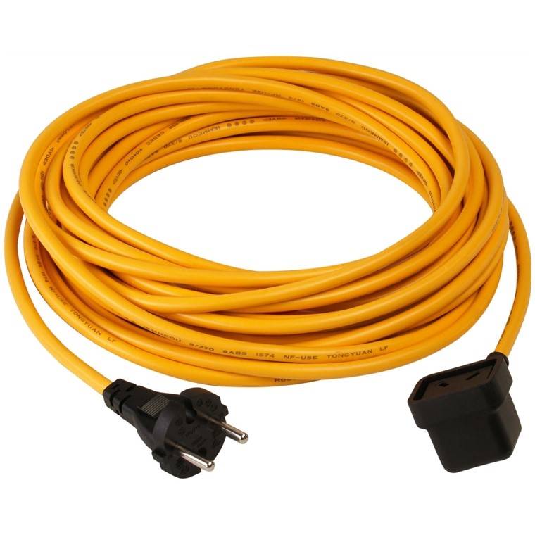 Zubehör/Ersatzteil: Nucable-Zuleitung 2-adrig, 10 m x 1,5 mm², NuCable | gelb