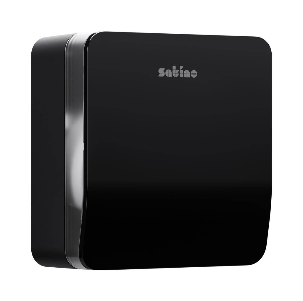 Toilettenpapier-Großrollen-Spender, "Satino S" | schwarz