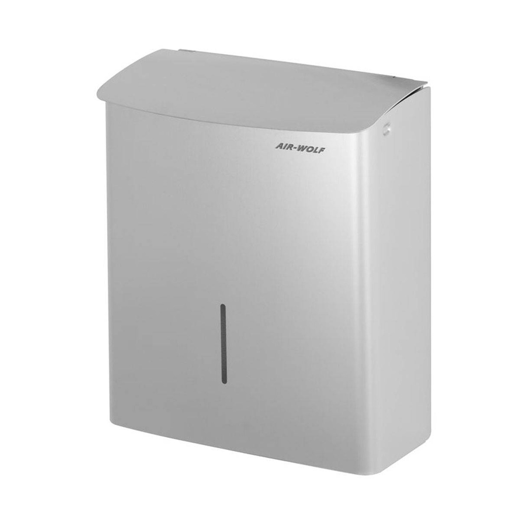 Abfallbox/Abfallbehälter/Hygieneabfallbox "Serie Alpha", gebürstet, 10 Liter | edelstahl
