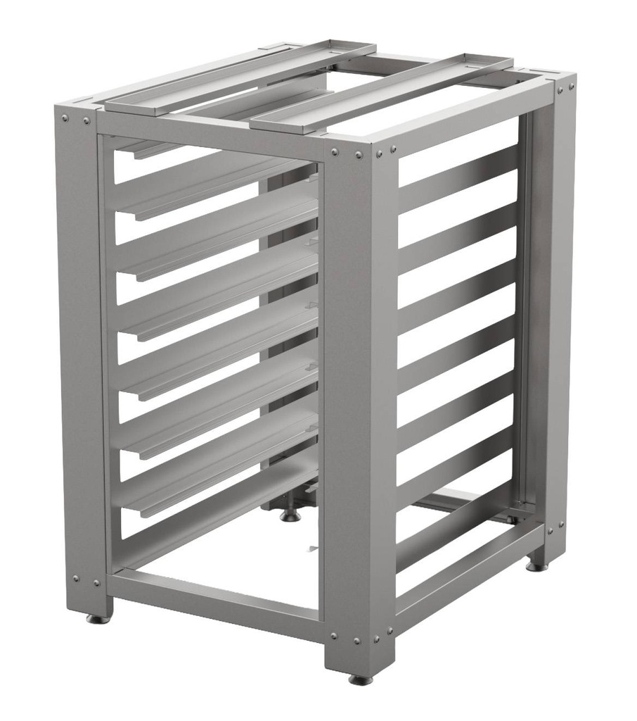 Untergestell für Ofen aus Edelstahl, 600 x 700 x 900 mm