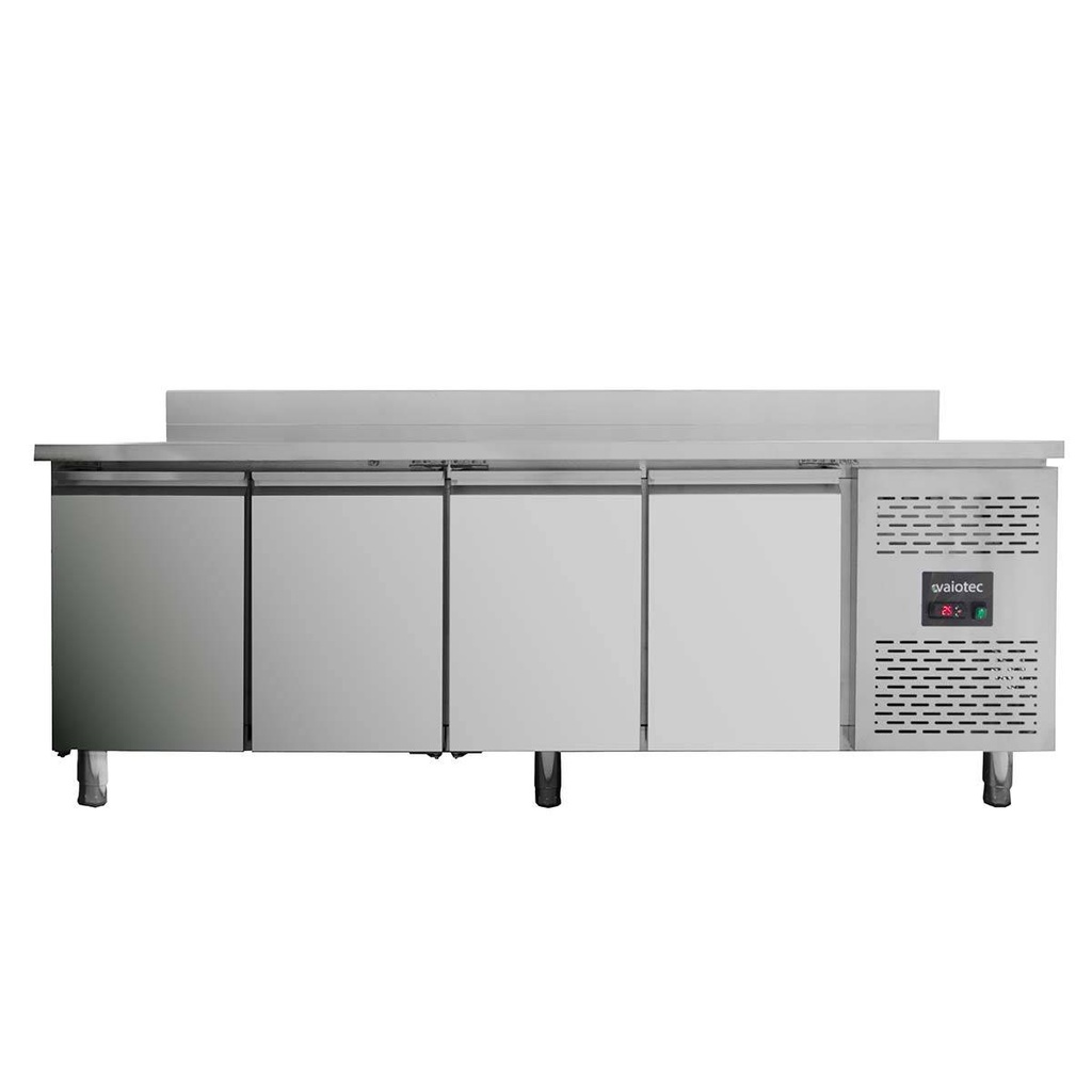 Kühltisch / 4-türig inkl. Aufkantung - Monoblock, 2230 x 700 mm