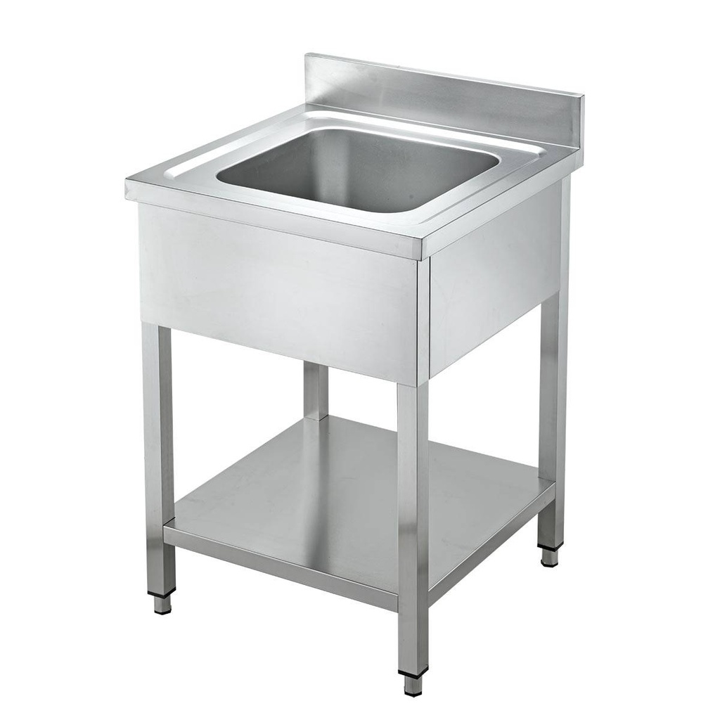 Spültisch / 1 Becken, 600 x 600 mm
