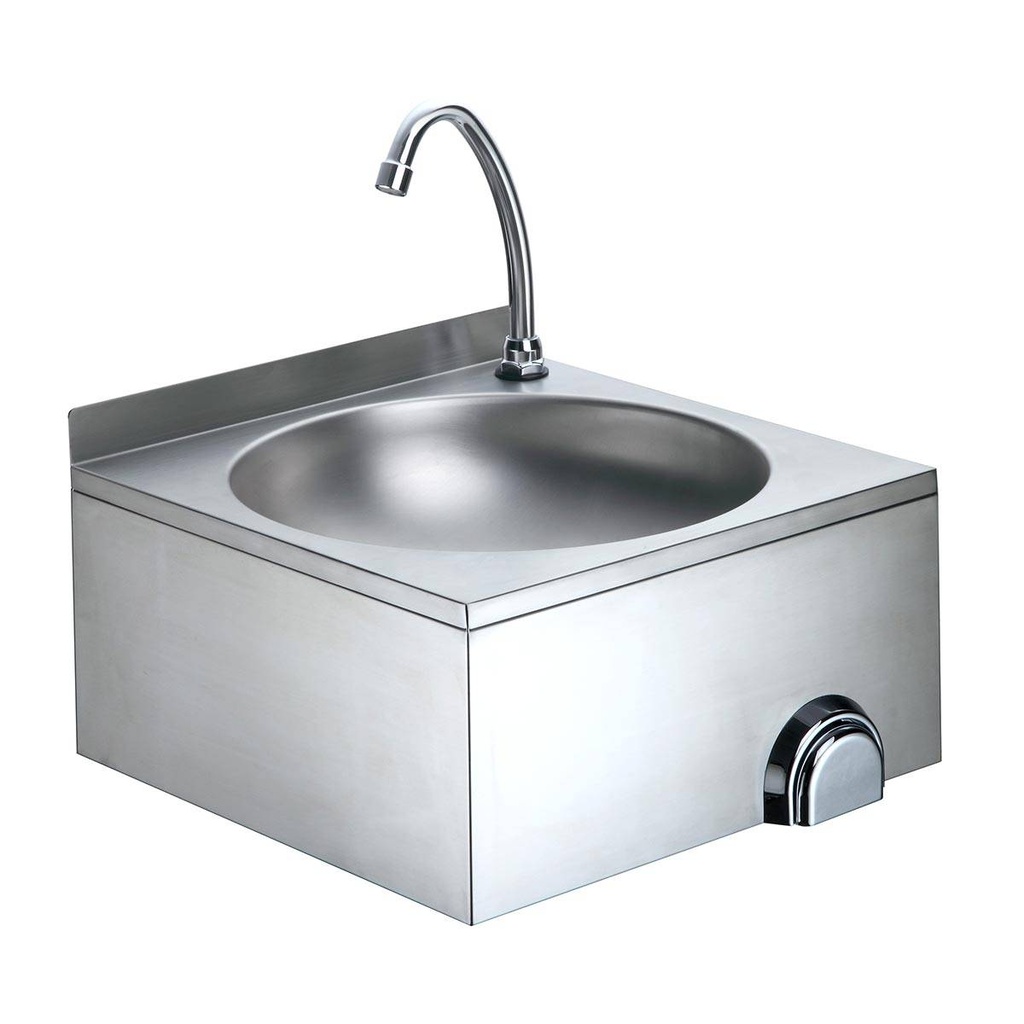 Handwaschbecken mit Kniebedienung, 400 x 400 mm