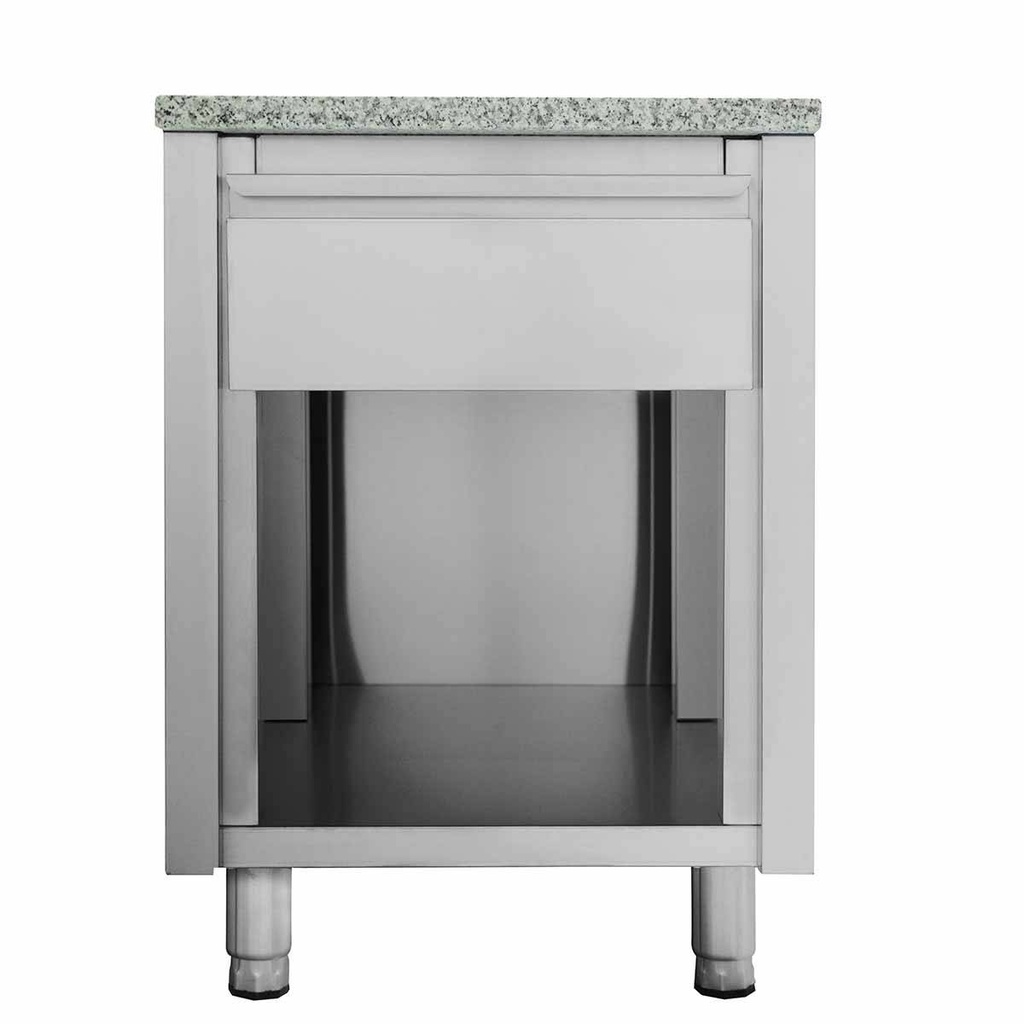 Kassentisch mit Schublade "grau", 600 x 820 mm
