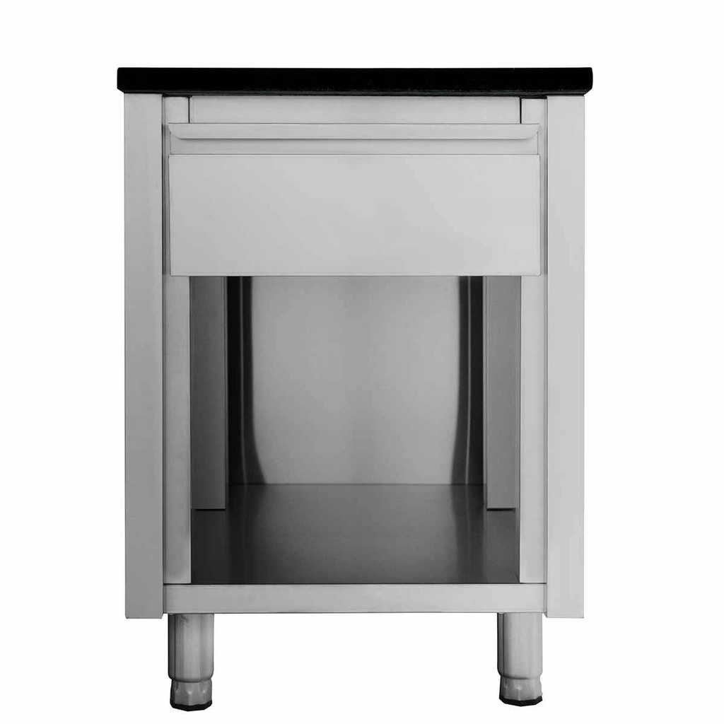 Kassentisch mit Schublade "schwarz", 600 x 820 mm