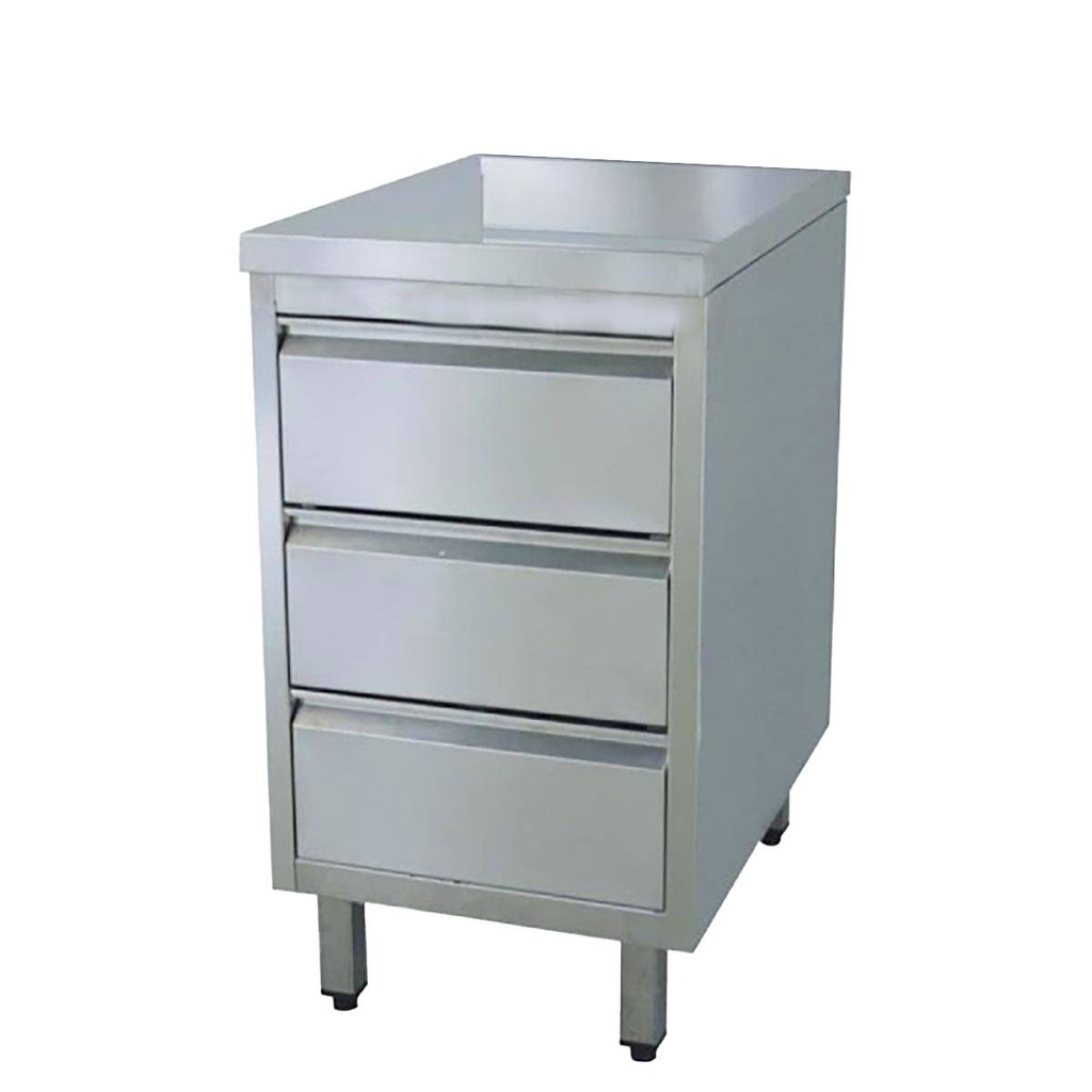 Schubladenschrank mit 3 Schubladen, 400 x 700 mm