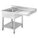 Spülcenter / 1 Becken links, 1200 x 600 mm