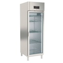 TOPLINE Kühlschrank / 1-türig GN 2/1 - Glas, 660 x 850 mm