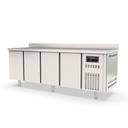 TOPLINE Kühltisch / 4-fach GN1/1 mit 4 Türen & Aufkantung, 2245 x 700 mm