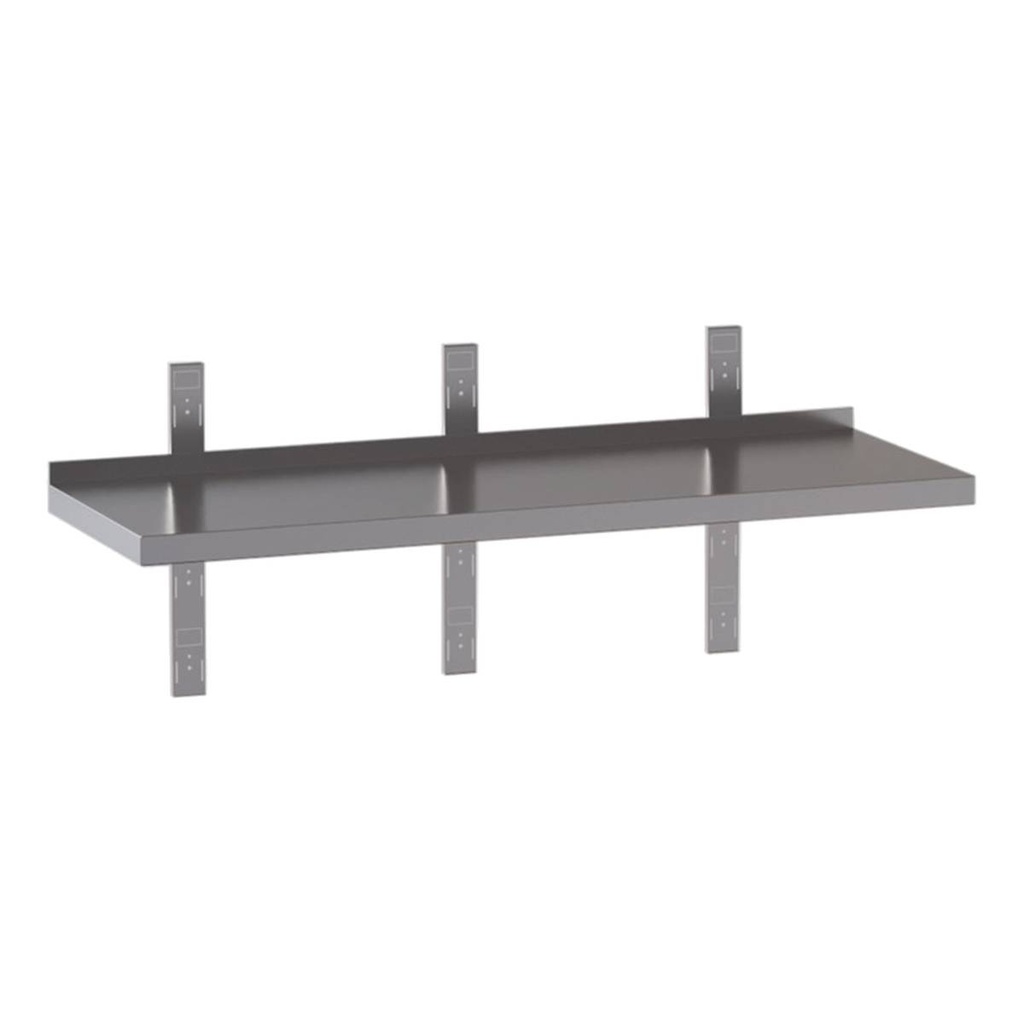 TOPLINE Wandbord inkl. Konsolen zur Wandbefestigung, 1500 x 400 mm