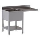 TOPLINE Spülcenter / 1 Becken links, 1200 x 700 mm