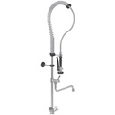 TOPLINE Geschirrwaschbrause mit Schwenkauslauf & 2 Mischventilen - Einloch, 105 x 350 mm