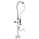 TOPLINE Geschirrwaschbrause mit Schwenkauslauf & 2 Mischventilen - Zweiloch, 160 x 350 mm