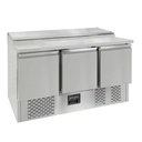 Zubereitungstisch Mini / 3-fach für 7x GN 1/3, 1365 x 700 mm