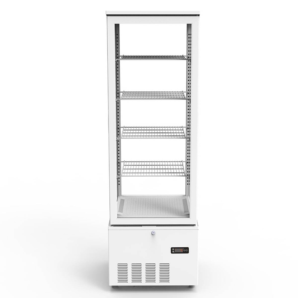 TOPLINE Kühlvitrine 4-fach / 237 Liter "weiß", 515 x 553 mm