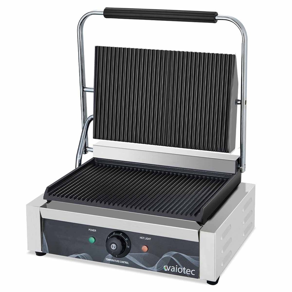 Elektro Kontaktgrill, oben & unten gerillt, 430 x 390 mm