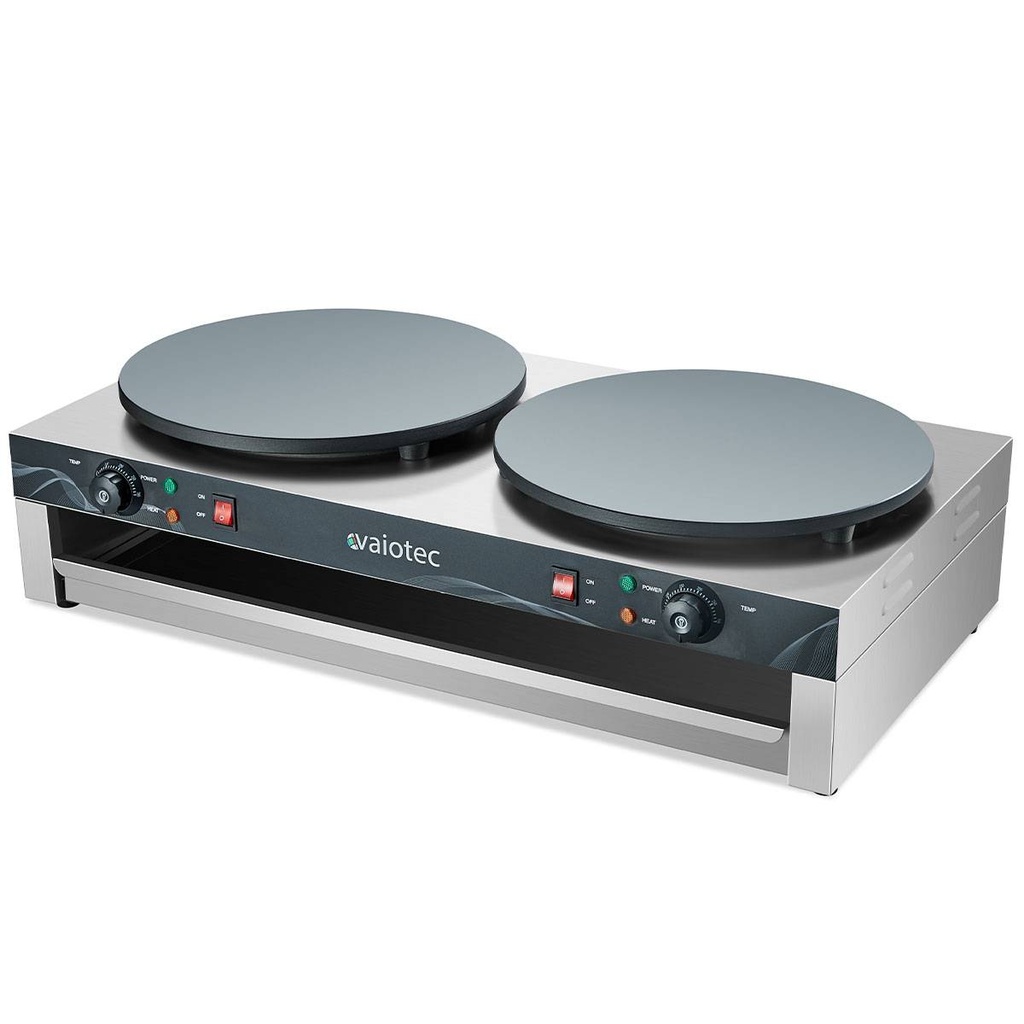 Elektro Crêpes Gerät 2 Platten, 850 x 500 mm