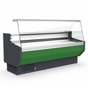 TOPLINE Kühltheke 150 - gerades Frontglas "grün", 1505 x 800 mm