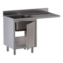 TOPLINE Spülcenter / 1 Becken links mit Flügeltür, 1200 x 600 mm