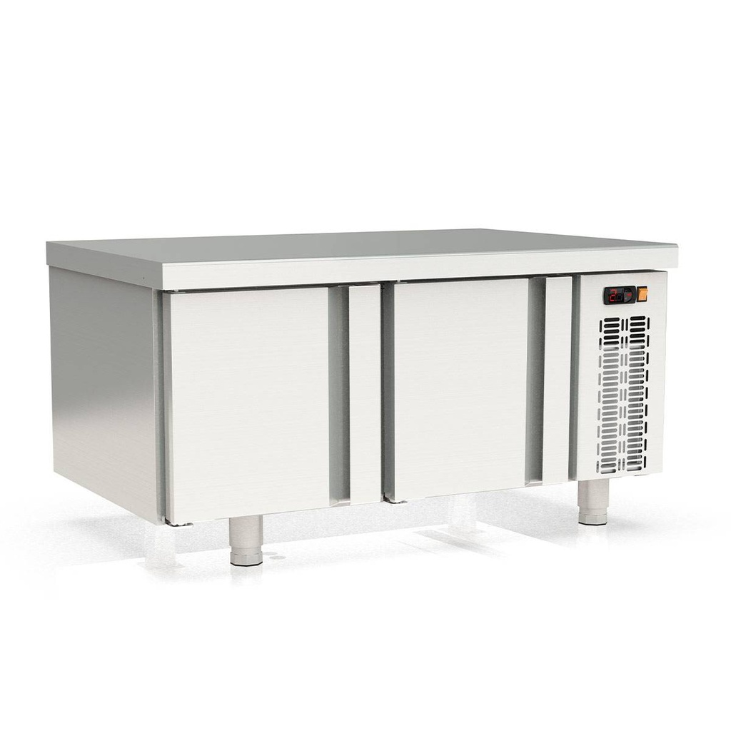 TOPLINE Unterbaukühltisch (Slim) / 2-fach GN 1/1 mit 2 Türen, 1200 x 700 mm