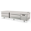 TOPLINE Unterbaukühltisch / 2-fach GN 2/1 mit 4 Schubladen, 2110 x 700 mm