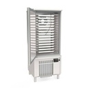 TOPLINE Schockfroster Edelstahl, für 15x GN1/1 (40 mm) oder 15x EN 60x40, 800 x 800 mm