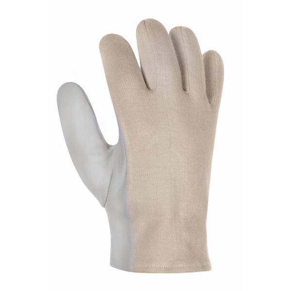 Arbeitsschutzhandschuh Ziegen-/Schafsnappa-Handschuhe mit Trikotrücken | Größe 9