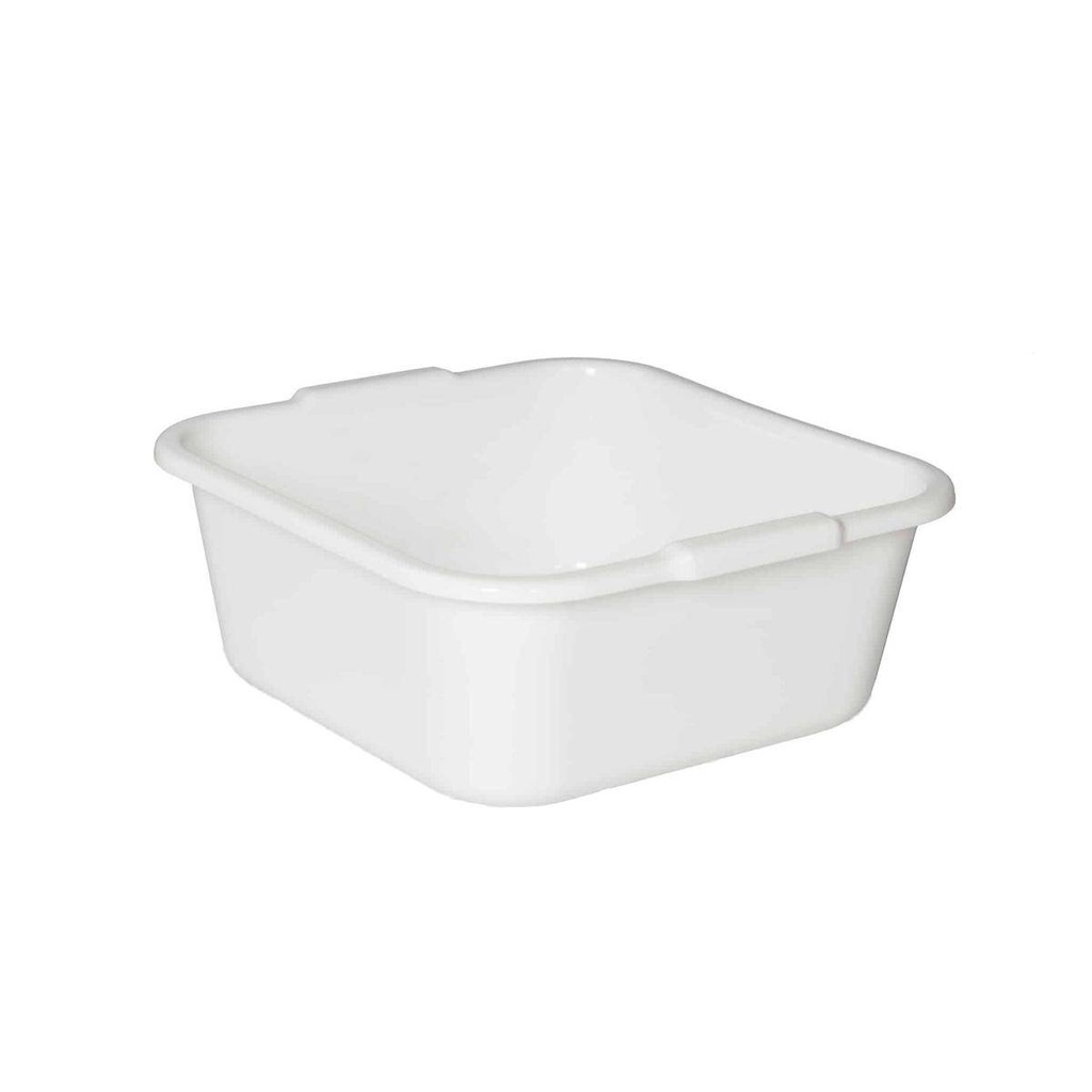 Viereckschüssel 38 x 38 x 15 cm, 14 Liter | weiß