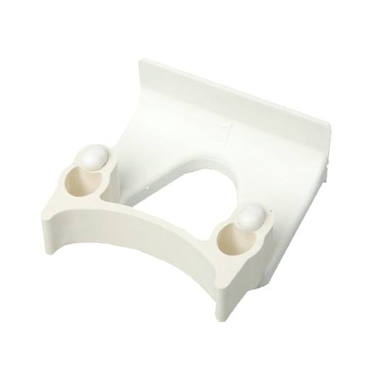 Geräte-Halter, klein Ø 22 - 32 mm | weiß