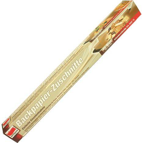 Backpapier Zuschnitte 38 cm x 42 cm, 20 Blatt | 1 Rolle