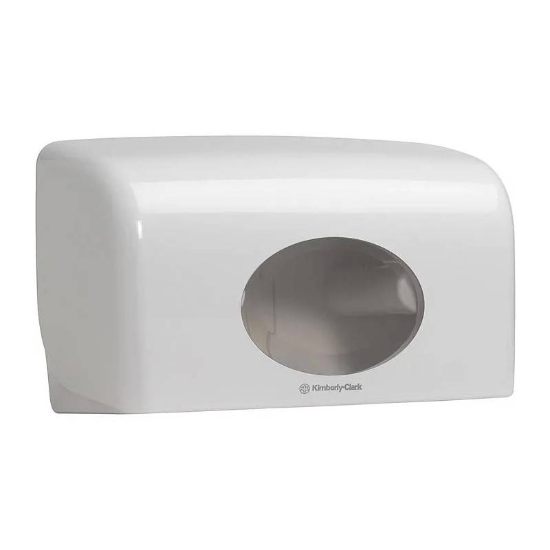 Toilettenpapier-Rollen-Spender "AQUARIUS" für 2 Rollen | weiß