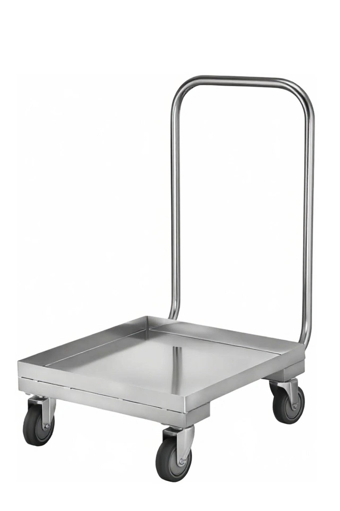 Transportwagen ECO für Spülkörbe 50x50 cm mit Griff