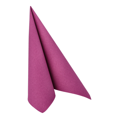 5 x 50 Servietten "ROYAL Collection" 1/4-Falz 40 cm x 40 cm lila