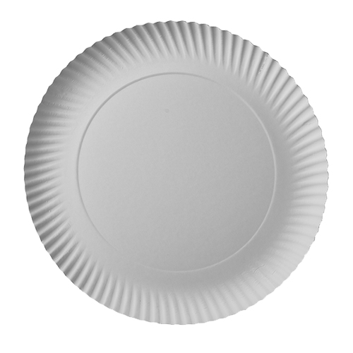 2 x 100 Teller, Pappe "pure" rund Ø 29 cm · 2 cm weiss