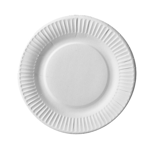 5 x 100 Teller, Pappe "pure" rund Ø 19 cm weiss extra stark