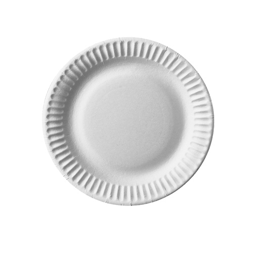 10 x 100 Teller, Pappe "pure" rund Ø 15 cm weiss