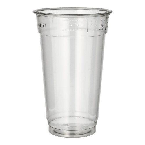 16 x 50 Trinkbecher "Hurricane", PET 0,5 l Ø 9,5 cm · 14,9 cm glasklar