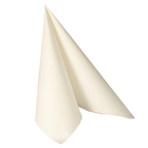 5 x 50 Servietten "ROYAL Collection" 1/4-Falz 48 cm x 48 cm weiss
