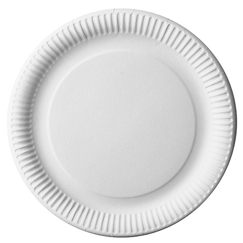 5 x 50 Teller, Pappe "pure" rund Ø 29 cm weiss