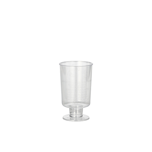 24 x 20 Stiel-Gläser für Schnaps, PS 4 cl Ø 3,8 cm · 6,3 cm glasklar einteilig