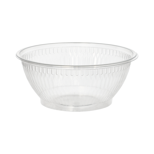 6 x 50 Salatschalen, R-PET rund 1 l Ø 18 cm · 7,5 cm glasklar