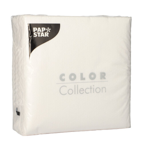 12 x 100 Servietten, 1-lagig 1/4-Falz 33 cm x 33 cm weiss